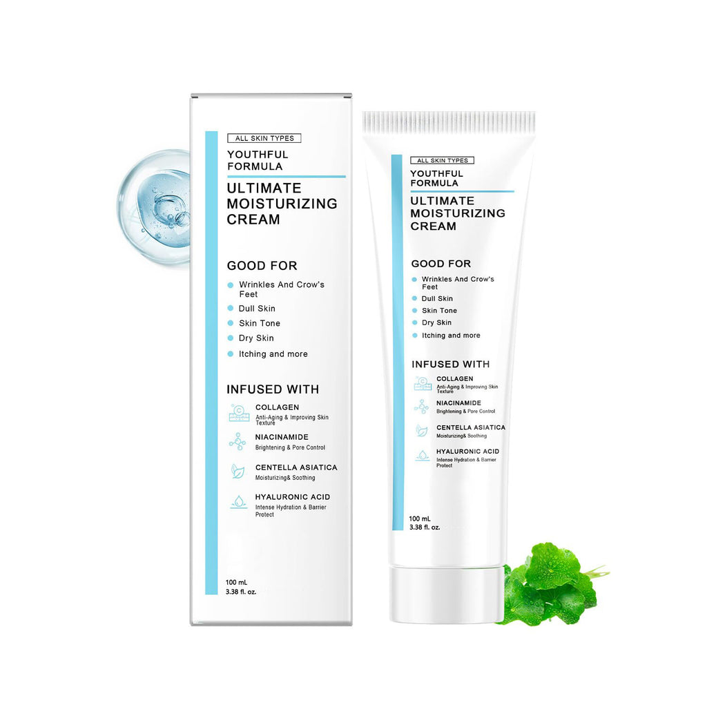 Moisturizing Face Cream for All Skin Types - Hydrating Anti-Aging Formula