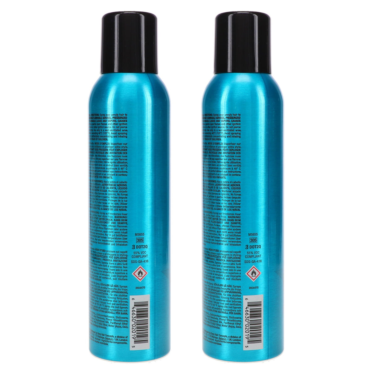 Hair Sealing Spray for Humidity & Frizz Control - 6 oz, 2 Pack