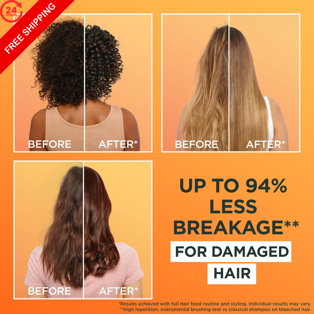 Garnier Hair Food Papaya 3-in-1 Nourishing Hair Mask & Leave-In Treatment - 13.19 Fl Oz