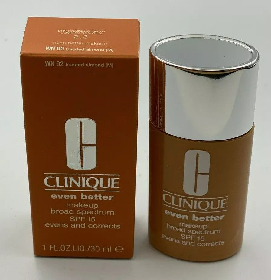 Clinique Even Better Makeup SPF 15 Foundation - Broad Spectrum, Hydrating, Natural Finish