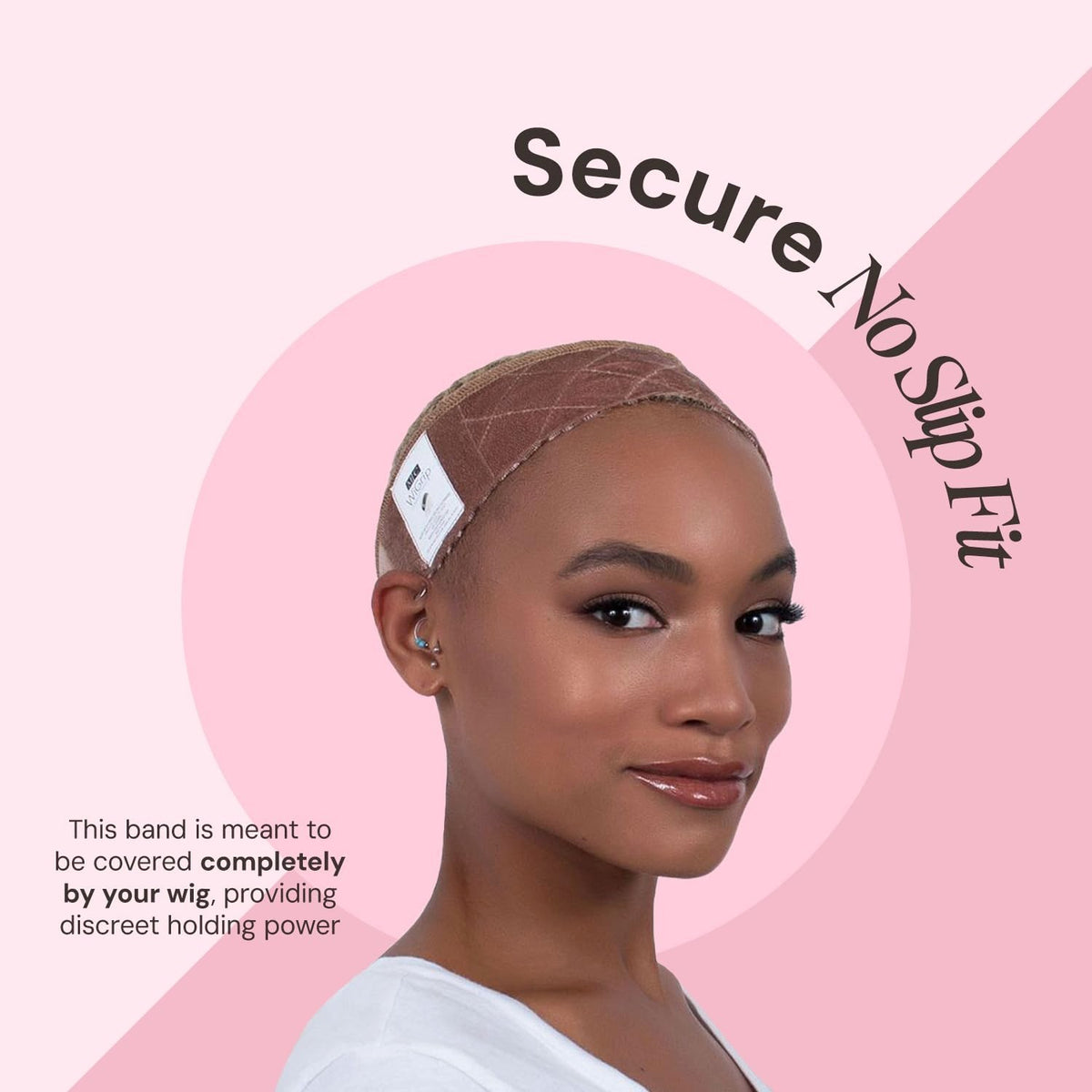 Adjustable Wig Grip Band Non-Slip Headband for Wigs - Comfortable, Glueless Fit
