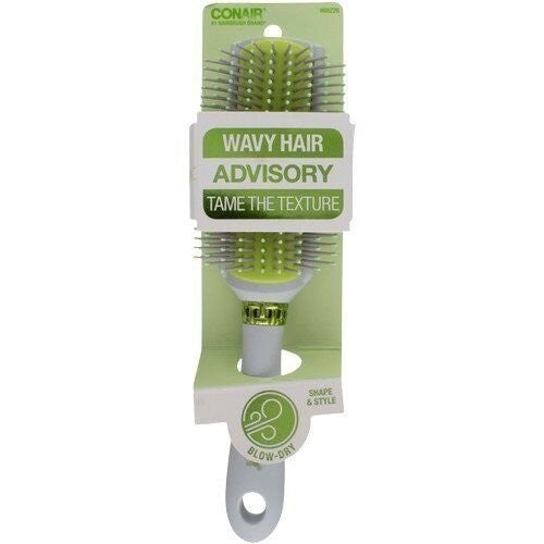 Conair Wavy Hair Blow-Dry Brush with Ionic Technology for Styling & Frizz Control