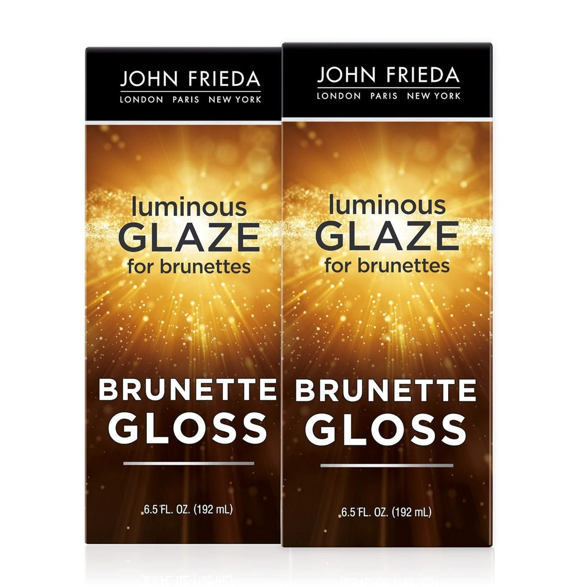 Brilliant Brunette Hair Glaze for Salon-Quality Shine - 6.5 Oz Pack of 2