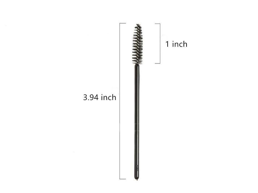 150 Pcs Disposable Eyelash Mascara Wands & Eyebrow Brushes Set - Travel-Ready