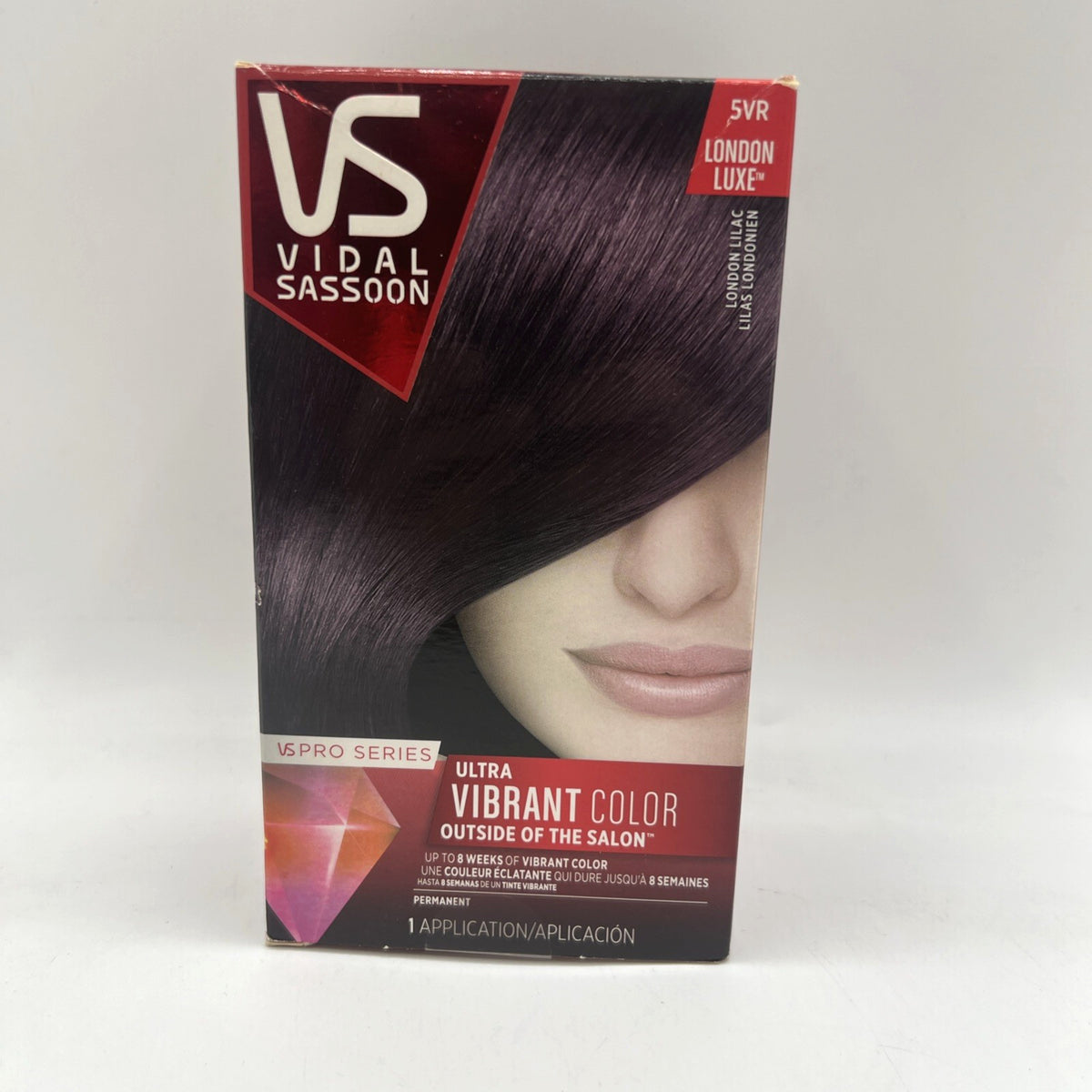 Vidal Sassoon Hair Color 5VR 2 Pack - Permanent Hair Dye Kit