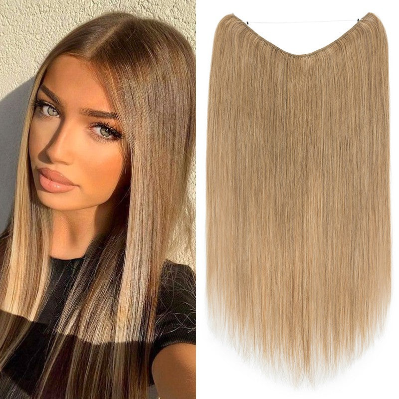 Remy Human Hair Clip-In Extensions with Invisible Wire & Clips - Thick, Natural Look