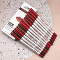 12-Piece Lipstick Lip Liner Set Matte Lip Gloss Pencils Long Lasting Makeup