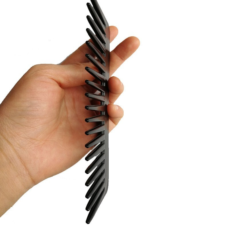 Wide Tooth Anti-Static Heat-Resistant Hair Comb for Detangling, Large Size
