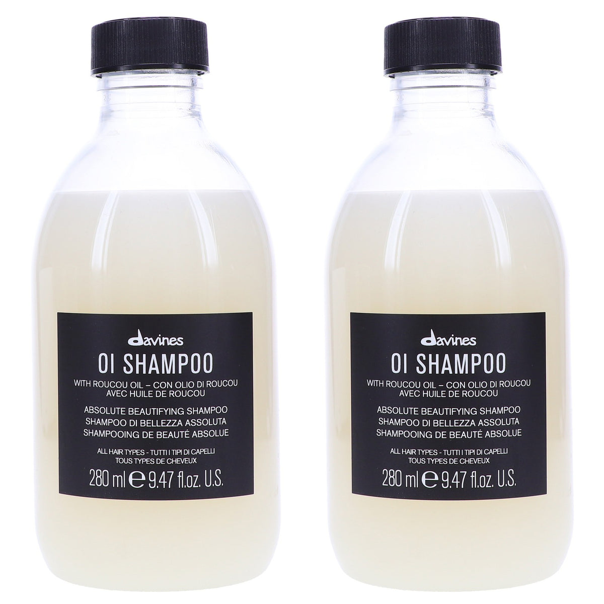 Davines OI Shampoo 9.47 oz Pack for Shiny, Voluminous Hair