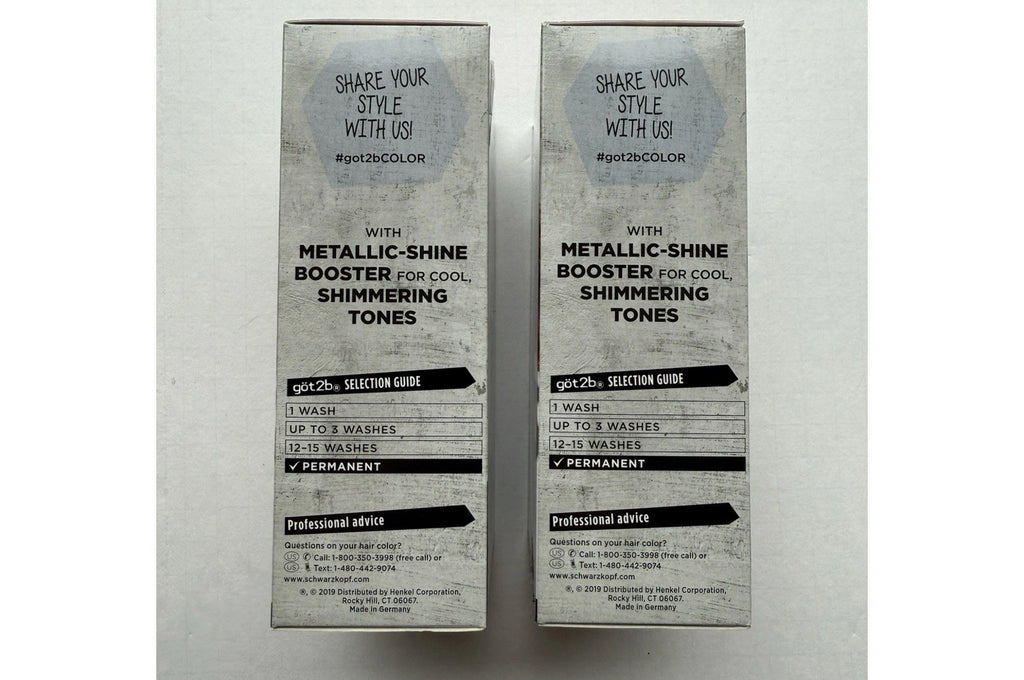 Got2b Metallic Permanent Hair Color Real Red M76 - 2 Pack