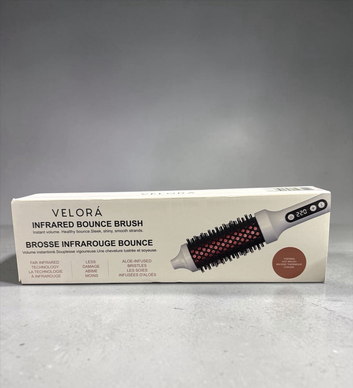Infrared Hot Air Hair Brush for Volume & Shine - Velora Bounce Brush
