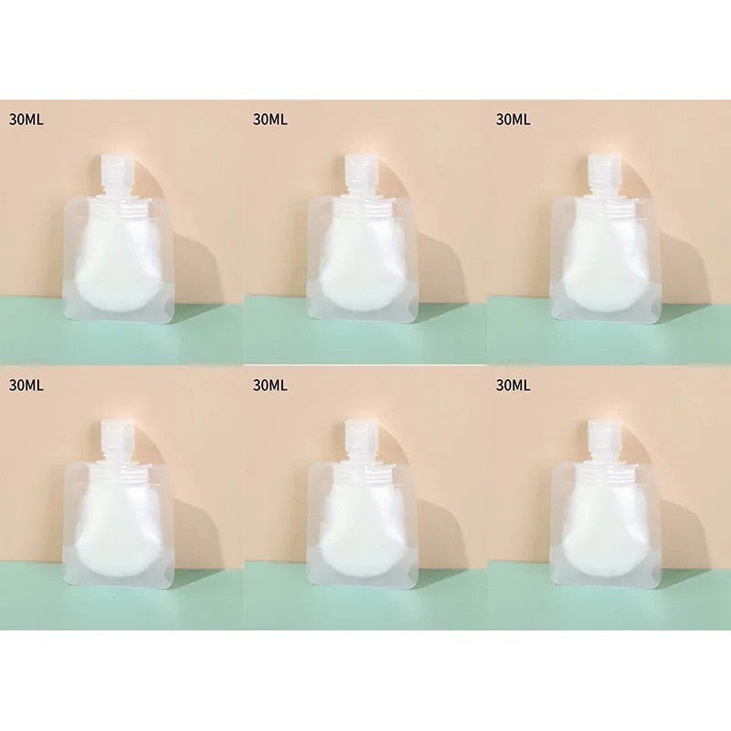 10 Pack Travel Toiletry Pouches TSA Approved Refillable Portable Organizer