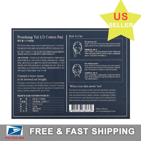 Cotton Pads 160 pcs for Skin Cleansing & Makeup Removal - Gentle & Absorbent