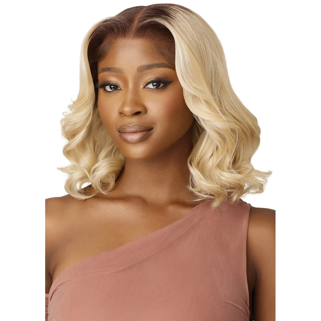 HD Lace Front Wig - Synthetic Pre-Styled Afro Curly Hair with Natural Hairline