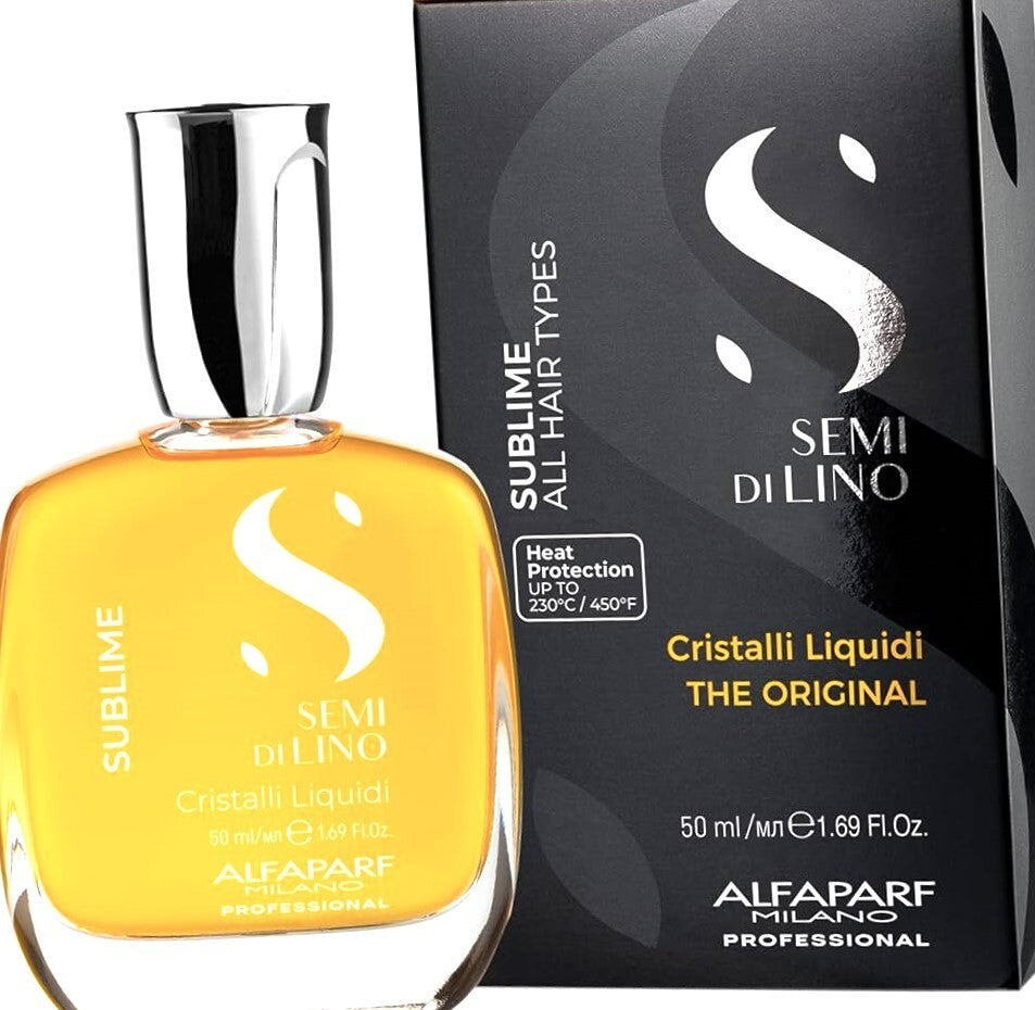 Hair Serum for Shine and Frizz Control - 1.69 fl oz - Semi Di Lino Sublime