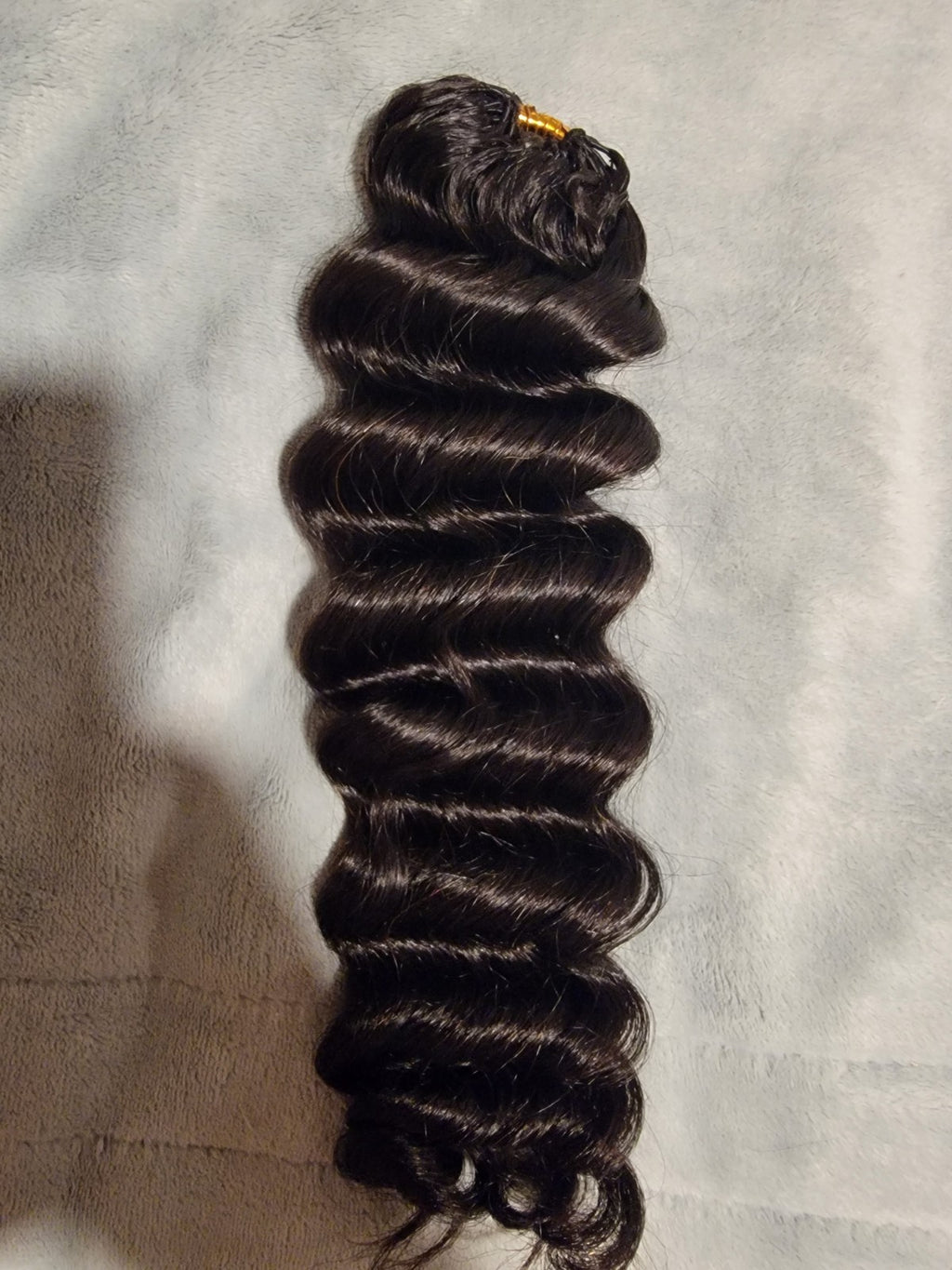 Deep Wave Crochet Human Hair Extensions 16 Inch 60g Knotless Pre-Separated