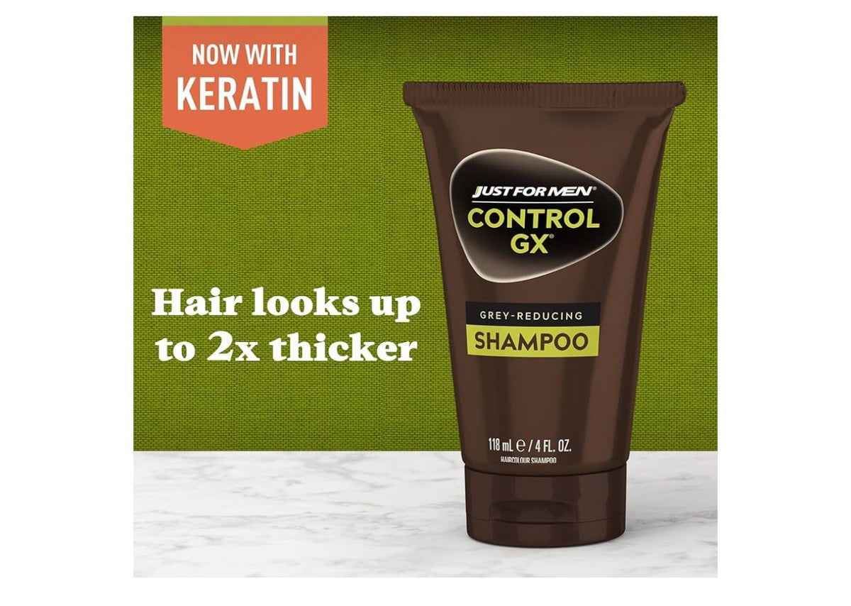 Just For Men Control GX Grey Reducing Shampoo 4 fl oz 3 Pack