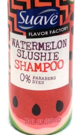 Suave Watermelon Slushie Shampoo with Pump - 4 Pack 20 oz Each, Paraben-Free