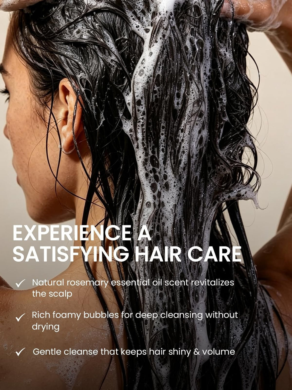 Hair Growth Shampoo for Thinning Hair with Rosemary & Onion - Nourishing 8 Fl Oz