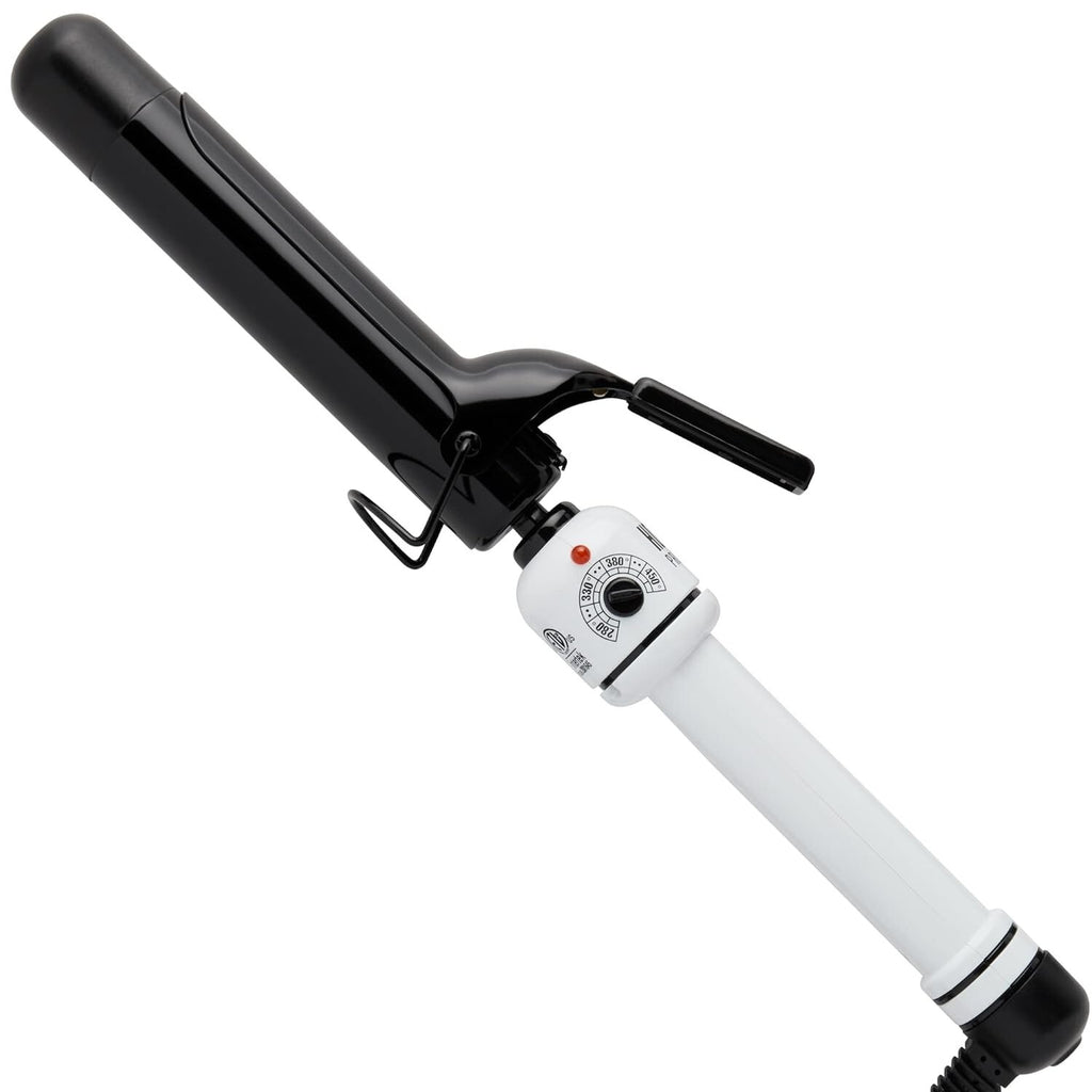 Ceramic Curling Iron Wand 1.25 Inch for Smooth Shiny Hair - Professional