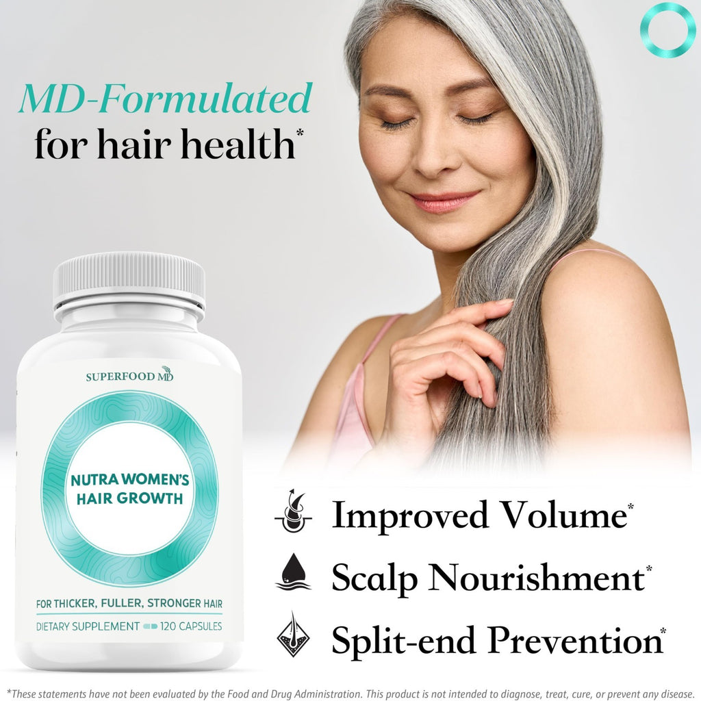 Women’s Hair Growth Supplements for 45+ - Thicker, Fuller Hair Support