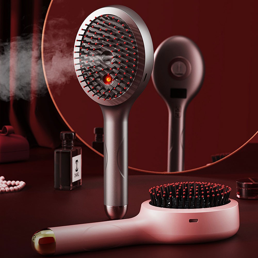 Electric Spray Hair Comb - Self-Cleaning Anti-Tangle Hair Styling Tool