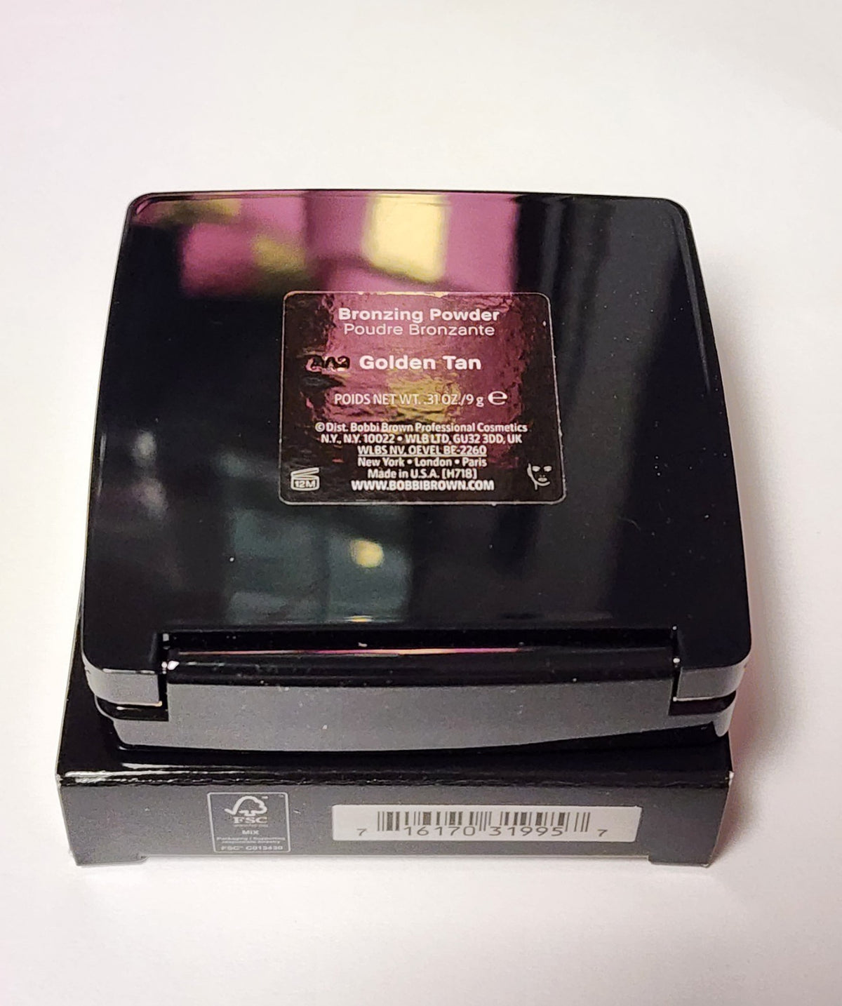 Bronzer Powder in Golden Tan 0.31 oz Full Size - Bobbi Brown