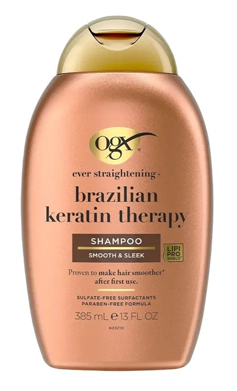 (2 Pack) Organic Keratin Shampoo for Damaged Hair - Sulfate-Free, 13 oz
