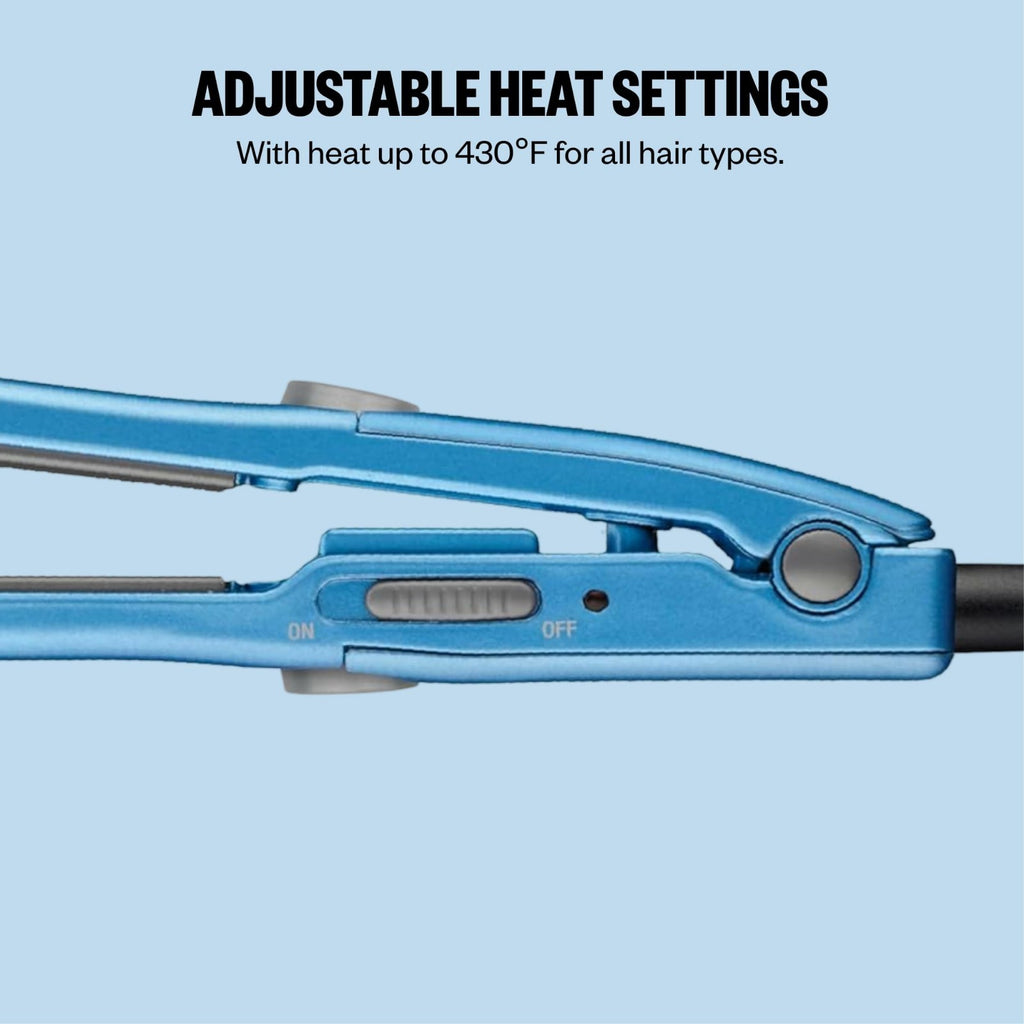 Mini Flat Iron Hair Straightener 0.5 Inch Nano Titanium Travel Styling Tool