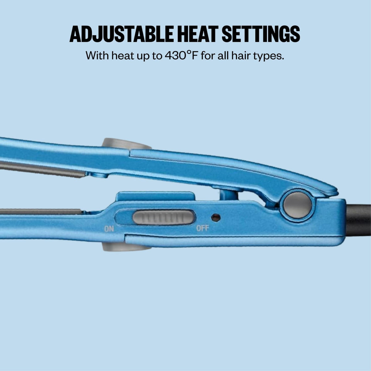 Mini Flat Iron Hair Straightener 0.5 Inch Nano Titanium Travel Styling Tool