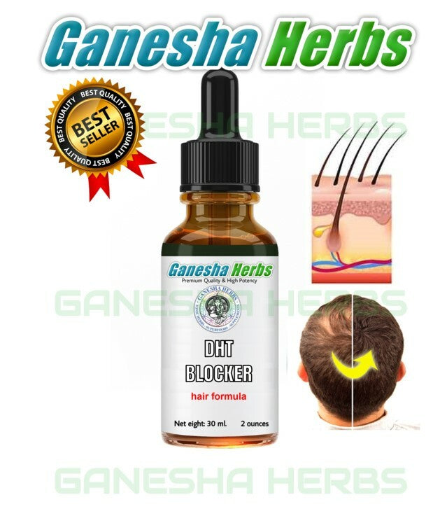 Natural DHT Blocker Hair Loss Treatment for Growth & Gray Reversal 2oz