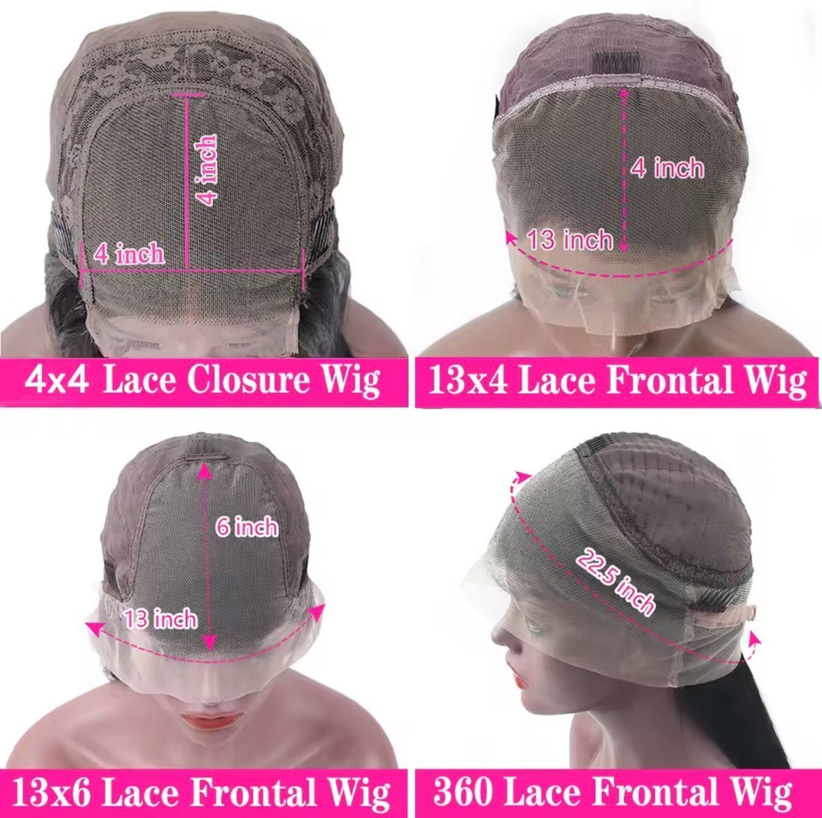 Curly Human Hair Wig Brazilian Remy Pre-Plucked Lace Front & Full Lace Styles