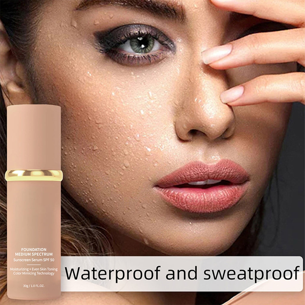 4-in-1 Light Spectrum Foundation SPF 50 - Lightweight, Long-Lasting Makeup