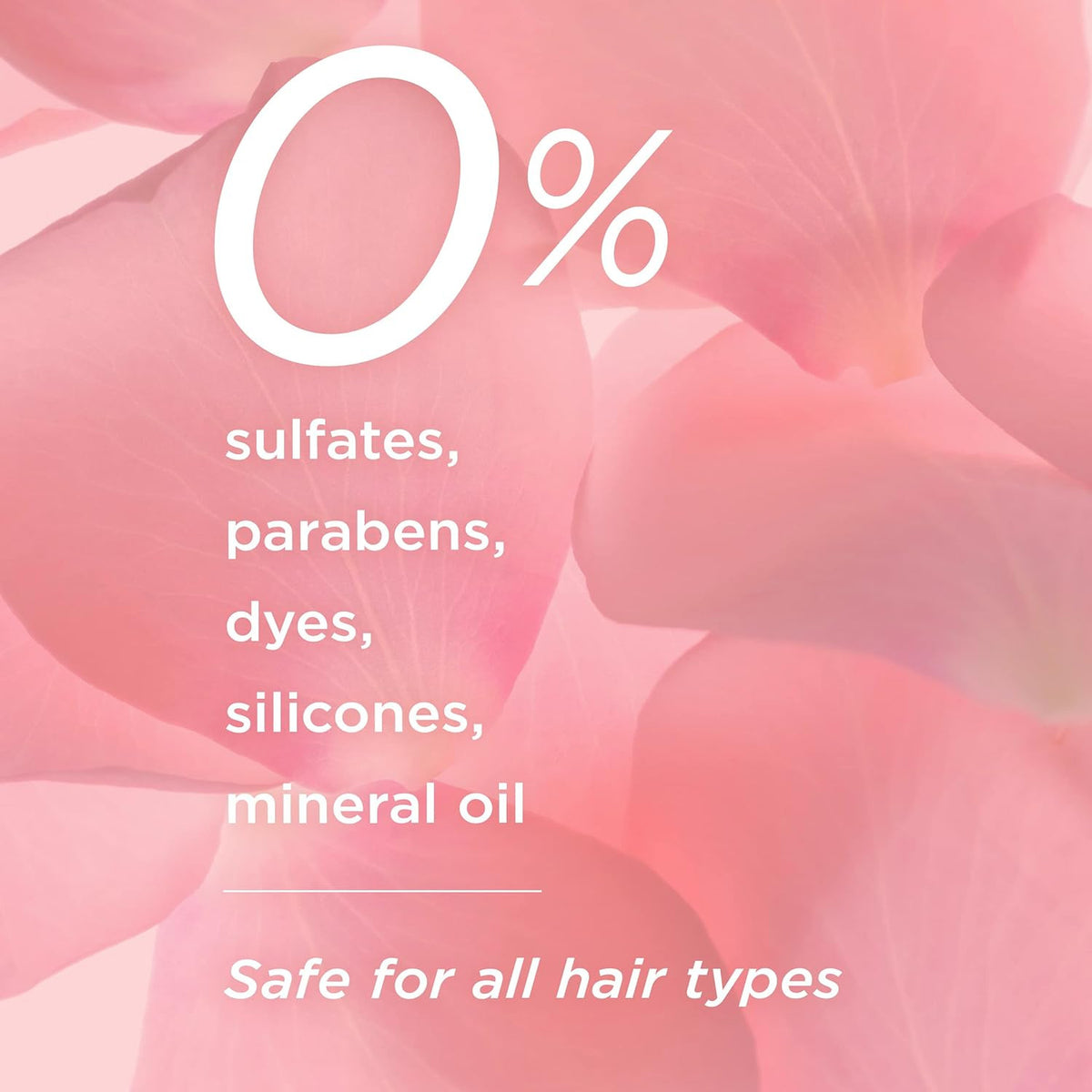 Sulfate-Free Rose Water Shampoo & Conditioner Set for All Hair Types - 17.9oz x2