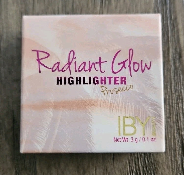 IBY Beauty Radiant Glow Highlighter PROSECCO Travel Size 0.1oz Makeup