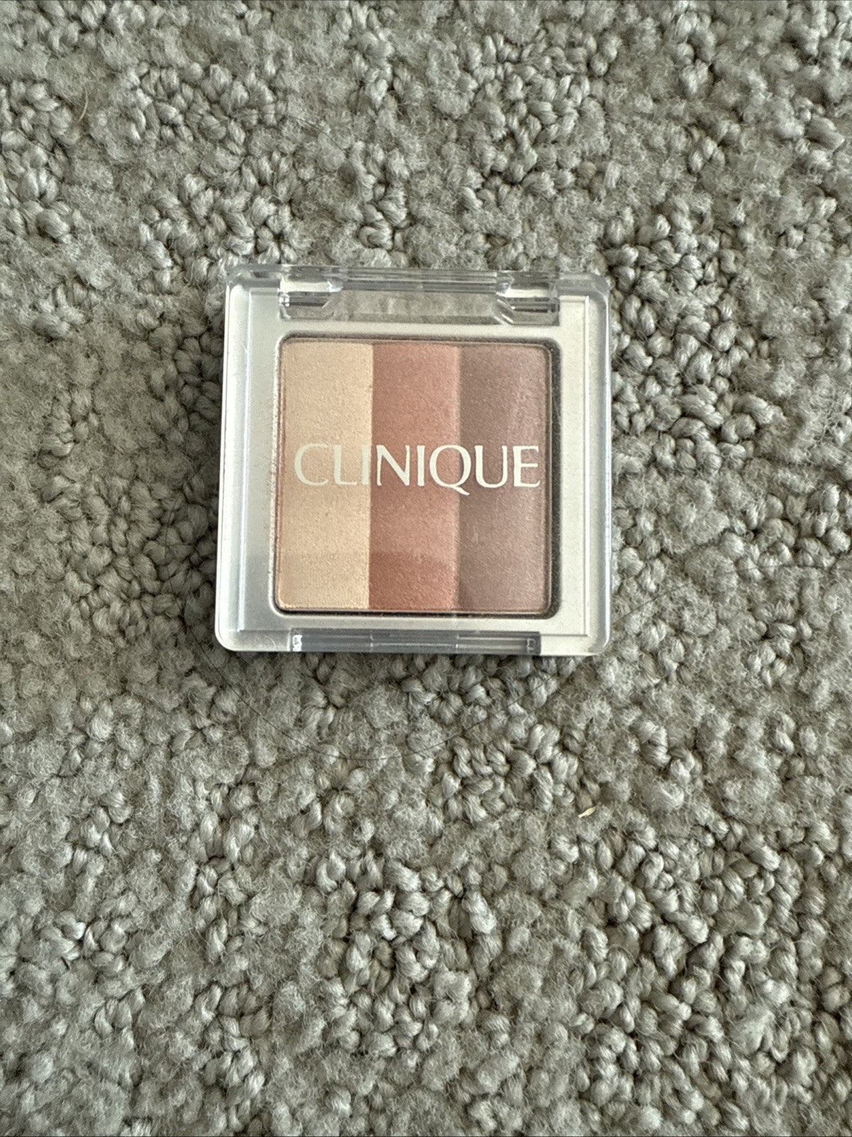 Clinique Shimmer Blush Trio - Warm Bronze & Peony 01 Makeup Palette