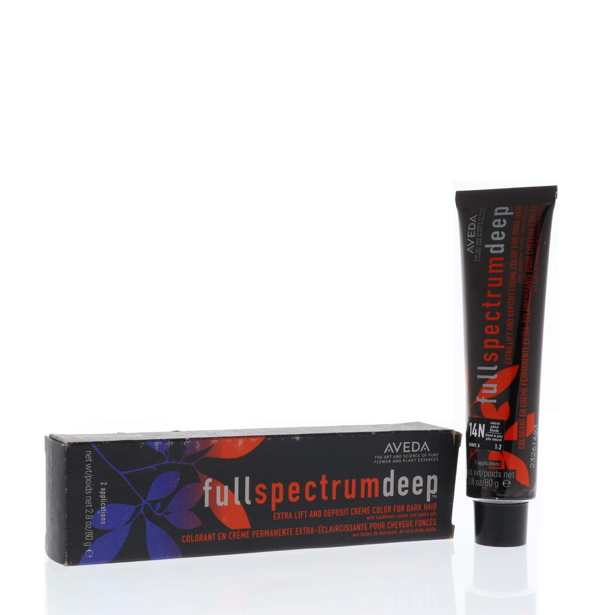 Deep Creme Hair Color for Dark Hair - Natural Blonde 14N 80g