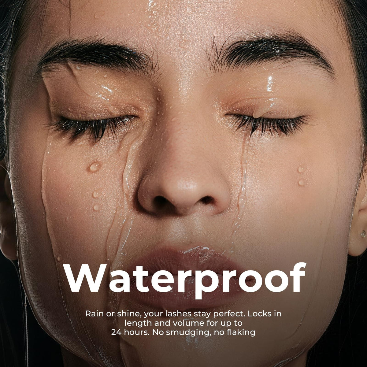 Waterproof Black Mascara - Volumizing & Long-Lasting Eyelash Makeup