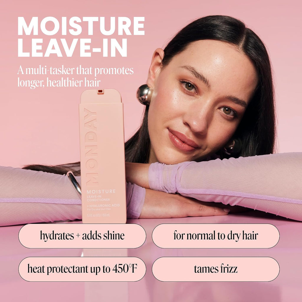 Moisture Leave-In Conditioner with Hyaluronic Acid & Jojoba for Dry Hair