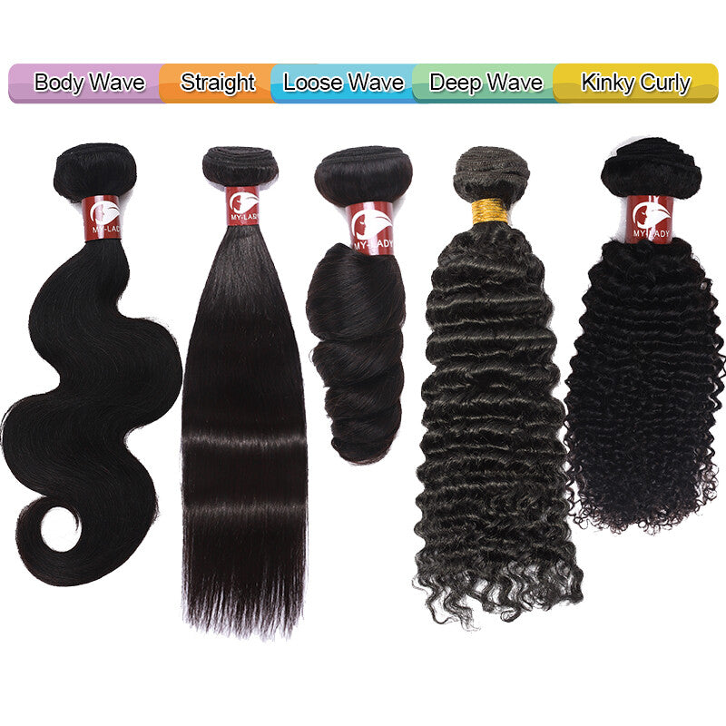 Virgin Human Hair Extensions Body Wave Weave - Multiple Sizes & Colors