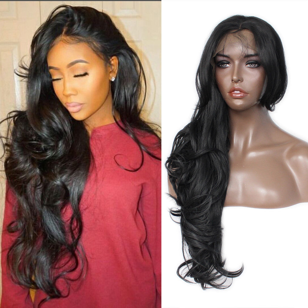 Synthetic Lace Front Wigs for Women Brazilian Body Wave Hair with Baby Hair