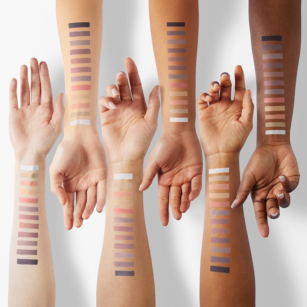 12-Color Nude Eyeshadow Palette Set - Matte & Shimmer Natural Look