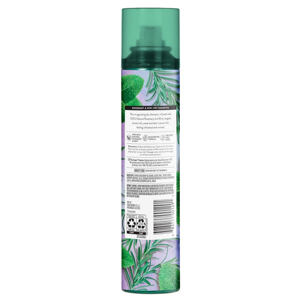 Invigorating Dry Shampoo with Rosemary & Mint - Oily Hair Refresh, 4.3 oz, 12 Pack