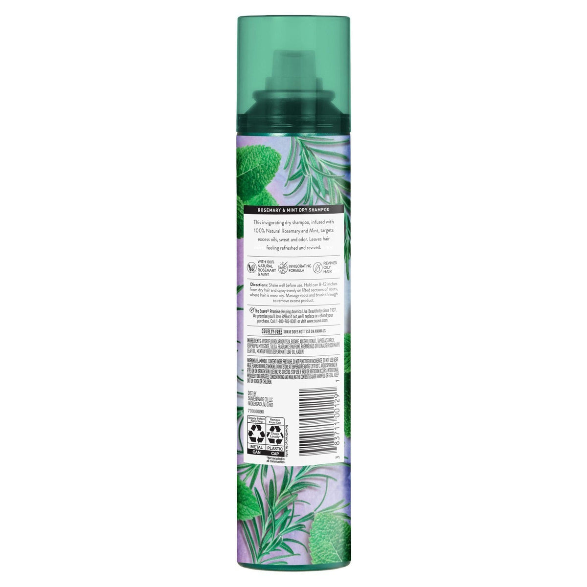 Invigorating Dry Shampoo with Rosemary & Mint - Oily Hair Refresh, 4.3 oz, 12 Pack