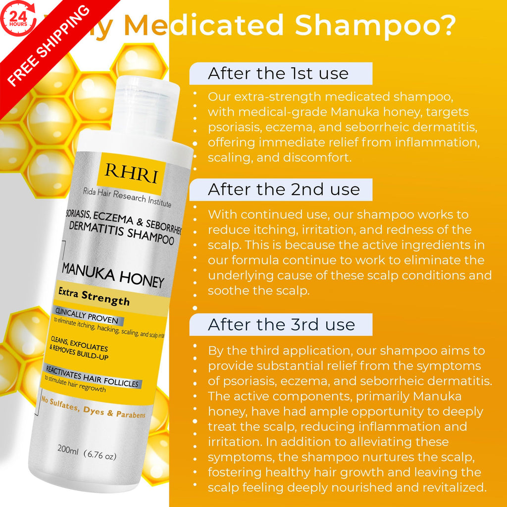 Salicylic Acid Psoriasis Shampoo - 6.76 Fl Oz, Scalp Relief & Moisturizing