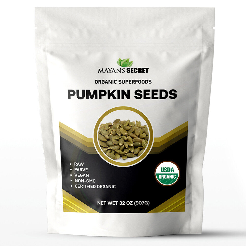 Organic Pumpkin Seeds Bulk Nut & Seed Snack Natural Superfood - Multiple Sizes