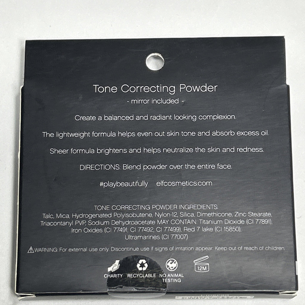 ELF Tone Correcting Powder Compact - Green Pink Blue Yellow - Sealed