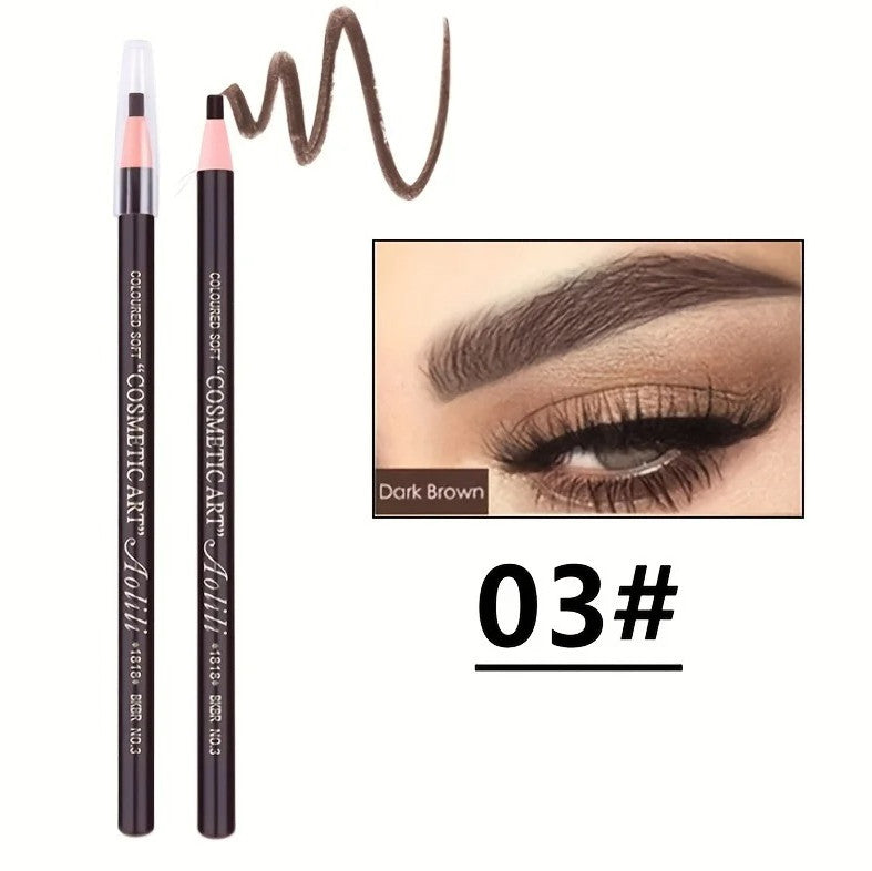 Eyebrow Pencil Natural Smudge Proof No Sharpening Brow Pen - Multiple Colors