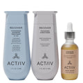 Men's Hair & Beard Care Kit - Thicker Hair & Fuller Beard Set