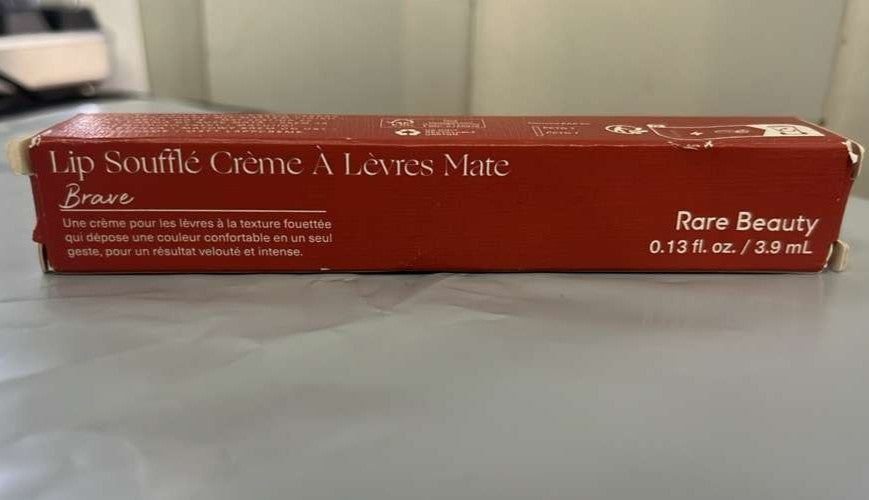 Rare Beauty Lip Soufflé Matte Cream Lipstick - Brave, Full Size 0.13 oz (2x)